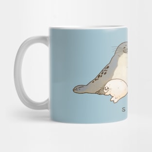 Ringed Seal Family Mug